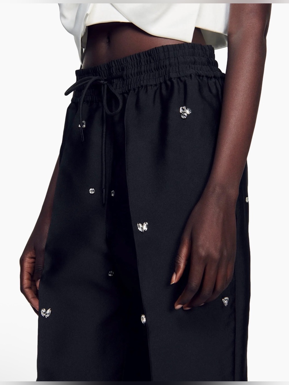 Sandro Rhinestone Pants - Picture 3 of 5